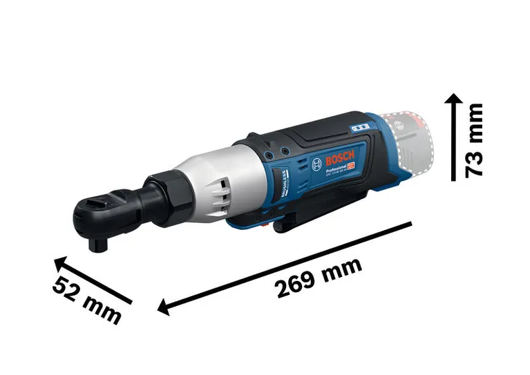 „Bosch GRC 12V-60 3/8 SN“ akumuliatorinis reketinis veržliaraktis.
