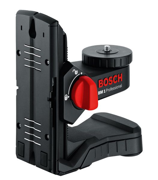 Universalus „Bosch BM 1“ laikiklis lazeriniams niveliavimo įrankiams.