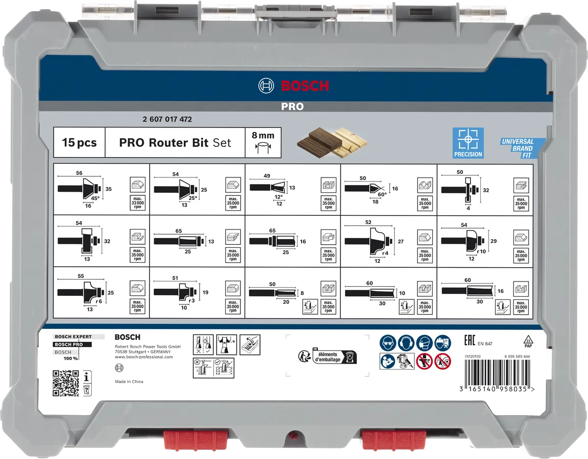 PRO frezos antgalių rinkinys