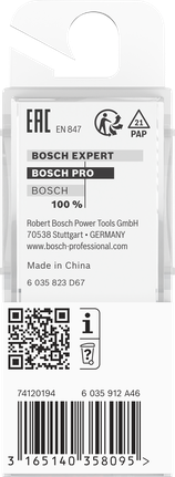 „Bosch PRO“ frezos antgalis, apatinio guolio įgilinimas, 12,7 mm.