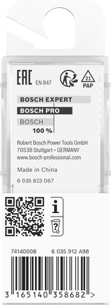 „Bosch PRO“ frezos antgalis V formos grioveliu 90° Ø16, 8 mm kotas.