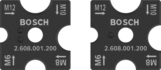 „Bosch PRO“ pjovimo įrankių rinkinys sriegimui M6 M8 M10 M12.