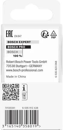 „Bosch PRO“ frezos antgalis R 6, 8 mm kotu.
