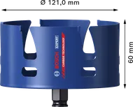 „Bosch Expert Construction Material“ 121 mm skylinis pjūklas.