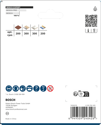 „Bosch EXPERT“ statybinių medžiagų skylių pjūklas 114 × 60 mm.