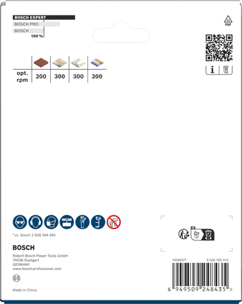 „Bosch EXPERT“ statybinių medžiagų 121 x 60 mm skylių pjūklas.