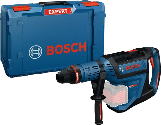 „Bosch“ akumuliatorinis perforatorius su nešiojimo dėklu.