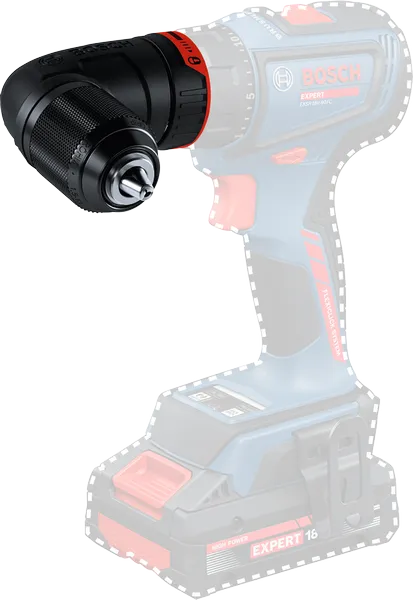 „Bosch GFA 18-WM FlexiClick“ adapteris akumuliatoriniam gręžtuvui.