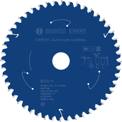 „Bosch EXPERT“ aliuminio akumuliatorinis diskinis pjūklas T48.