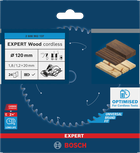 „Bosch EXPERT Wood“ akumuliatoriaus diskinio pjūklo diskas, 120 mm, T24.