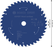 „Bosch EXPERT Wood“ akumuliatorinis diskinis pjūklas, 165 mm, T40.