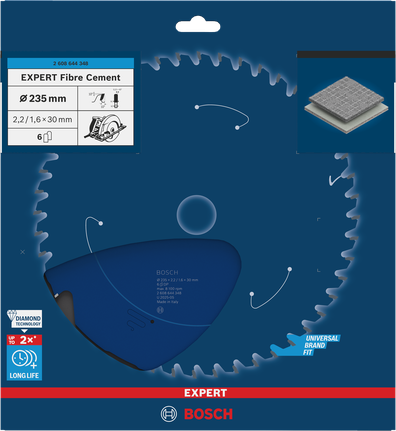 „Bosch Expert“ pluoštinio cemento diskinis pjūklas, 235 mm.