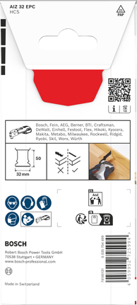 „Bosch“ medienos pjovimo diskas AIZ 32 EPC „Starlock“, 32 x 50 mm.