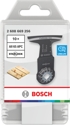 „Bosch“ medienos pjovimo peilių rinkinys 65 × 40 mm.