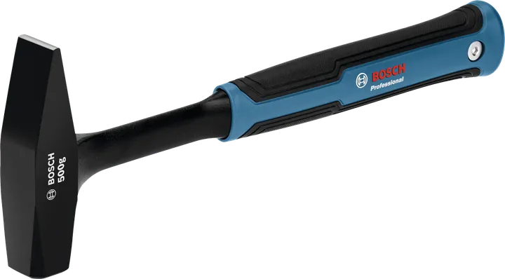 „Bosch“ šaltkalvio plaktukas 500 g su anglinio plieno galvute.