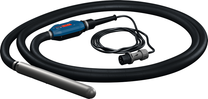 Betono vibratorius „Bosch GDI50-500“ su valdymo bloku.