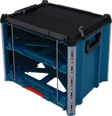 „Bosch L-BOXX Contractor Rack 2“ nešiojimo dėklų sistema.