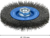 „Bosch Metal Clean“ vielos šlifavimo diskas kampiniams šlifuokliams, 115 mm.