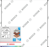 „Bosch“ daugiafunkcinis deimantinis pjovimo diskas, 150 mm pakuotė.