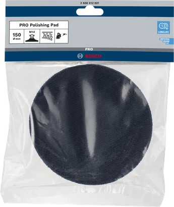 „Bosch M14“ atraminis padas, 150 mm, su lipniu tvirtinimu.