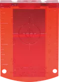 Lazerio taikinio lentelė (raudona)