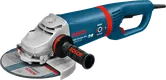 „Bosch GWS 24-230 JVX“ kampinis šlifuoklis su 230 mm disku.