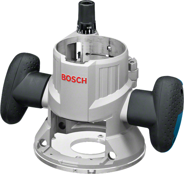 „Bosch GKF 1600“ sistemos priedų frezavimo pagrindas.