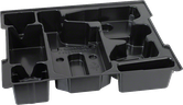 Įrankių tvarkingam laikymui skirtas „Bosch L-BOXX 136“ įdėklas.