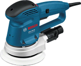 „Bosch GEX 150 AC“ ekscentrinis šlifuoklis su 150 mm padu.