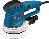 „Bosch GEX 150 AC“ ekscentrinis šlifuoklis su 150 mm padu.