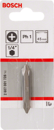 Bosch divpusējs PH1 1/4″ uzgalis 45 mm.
