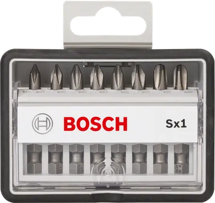 Bosch 8 daļu Robust Line skrūvgriežu uzgaļu komplekts.