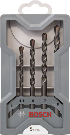 Bosch 5 daļu CYL-3 betona urbju komplekts 5–8 mm.