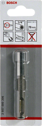 Bosch 78 mm SDS-plus magnētiskais uzgaļu turētājs.