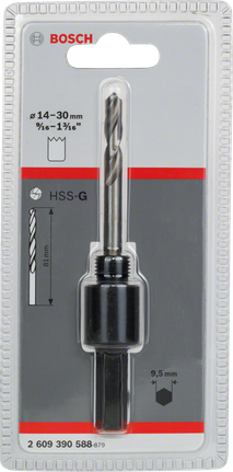 Bosch sešstūra uzgaļa adapteris 9,5 mm.