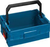 Bosch LT-BOXX 170 instrumentu kaste ar lielu pārnēsāšanas rokturi.
