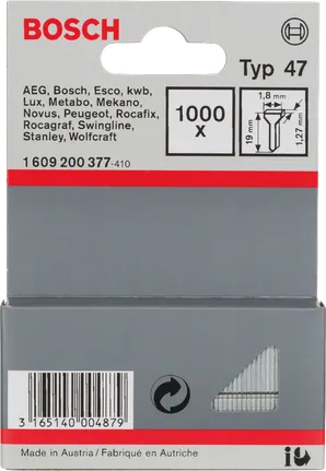 Bosch Typ 47 19 mm 1000x naglas.