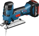 Bosch GST 18V-LI S akumulatora figūrzāģis ar SDS asmeņu maiņu.