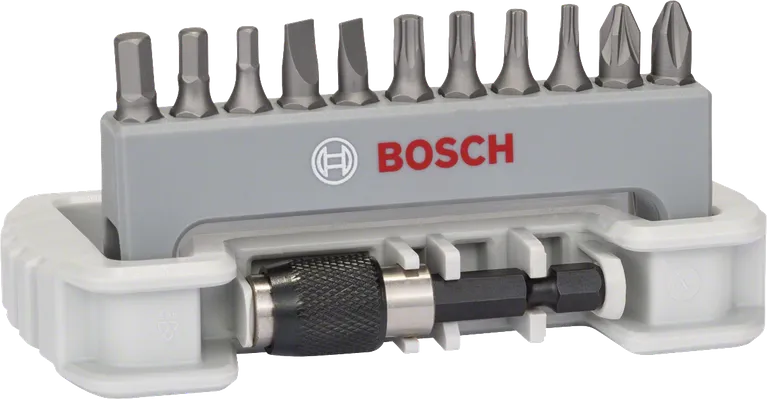 Bosch 11 daļu skrūvgriežu uzgaļu komplekts ar turētāju PH2 PZ2 T10.