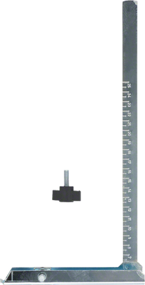 Bosch paralēlā vadotne ar mērījumu skalu.