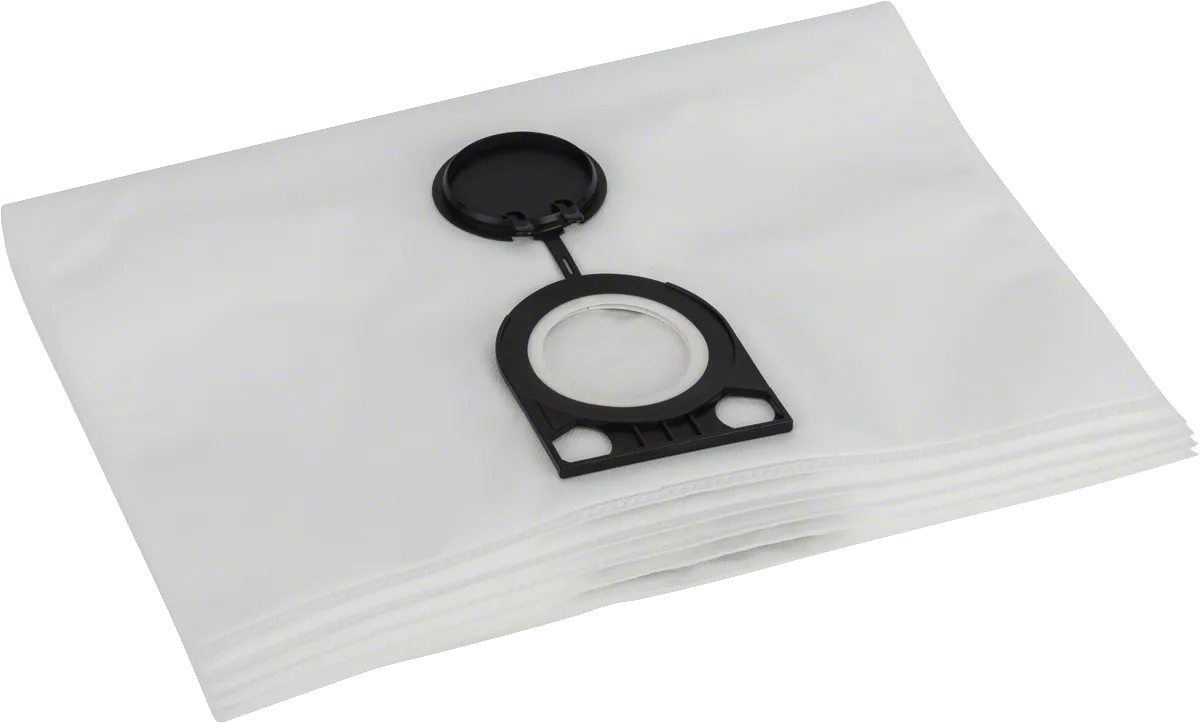 Bosch flīsa filtra maisiņš ar drošu blīvēšanas vāciņu.