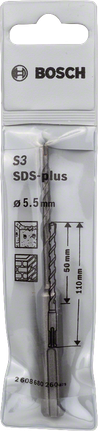 Bosch SDS plus-1 āmura urbis betonam 5,5 mm.