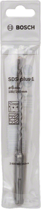 Bosch SDS plus-1 āmura urbis ar diametru 6 mm.