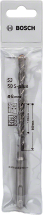 Bosch SDS plus-1 āmura urbis 8 mm mūrniecībai.