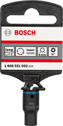Bosch 6 mm 1/4 collu uzgriežņu atslēga.