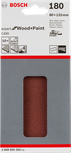Bosch C430 slīpēšanas loksnes, 80x133 mm, graudainība 180, 10 loksnes iepakojumā.