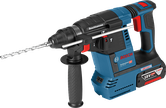 Bosch GBH 18V-26 rotācijas āmurs ar sānu rokturi.
