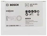 Bosch AIZ 32 EPC HCS Starlock iegremdējamā zāģa asmens.