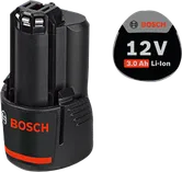 Bosch 12 V 3,0 Ah litija jonu akumulators.