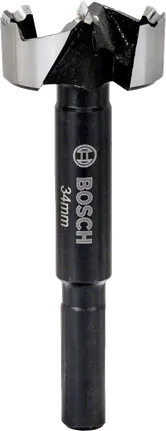 Bosch Forstner urbis 34 mm tīriem, plakaniem caurumiem.